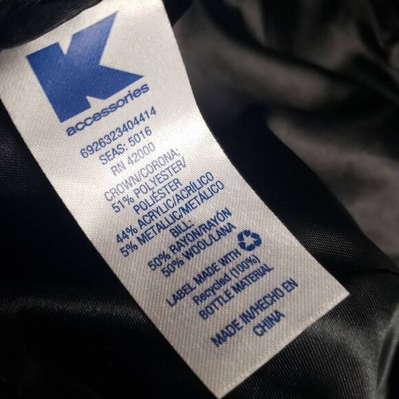 Black Gemstone Cap KMART - Picture 8 of 15